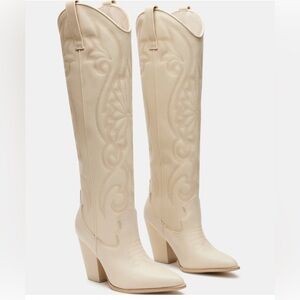Steve Madden Bone Leather Lasso Boots
